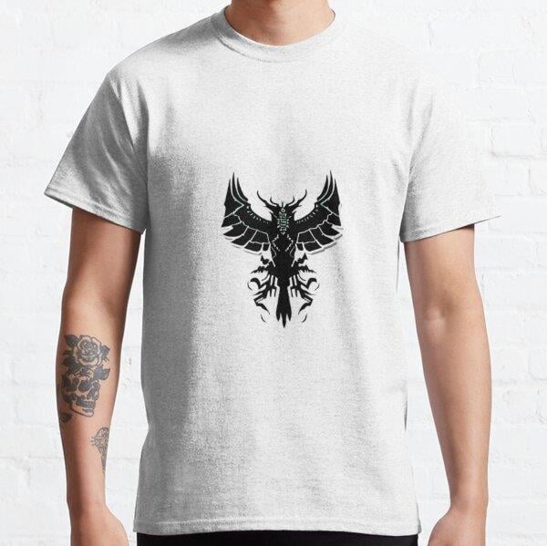  Birds and Winged Dragons Tasarım Baskılı Tişört (Bol kesim t-shirt)
