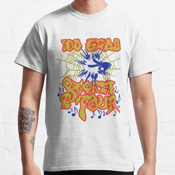 100 gecs  s-ecret Tour Tasarım Baskılı Tişört (Bol kalıp t-shirt)