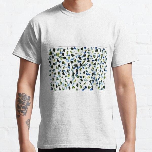Abstract peacock patterns Tasarım Baskılı Tişört (bol kalıp t-shirt)