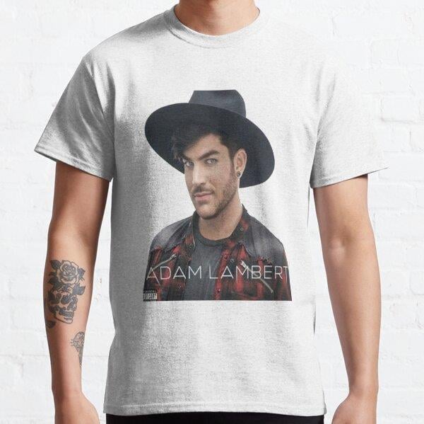adam lambert best selling Tasarım Baskılı Tişört (Bol kalıp t-shirt)