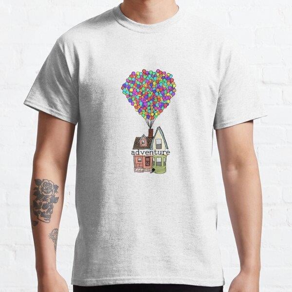 Adventure Is Out There Tasarım Baskılı Tişört (Bol kalıp t-shirt)