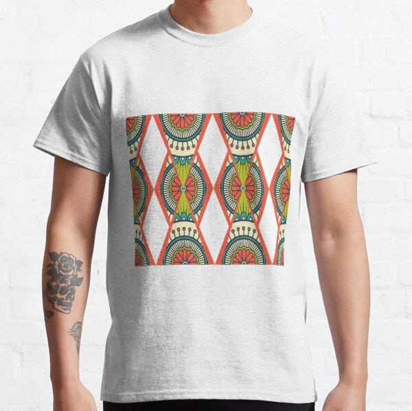 african patterns art Tasarım Baskılı Tişört (bol kalıp t-shirt)