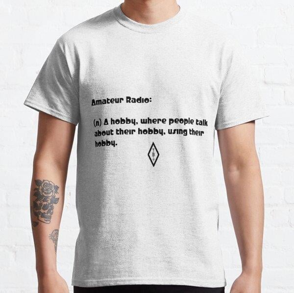 Amateur Radio is so Meta Tasarım Baskılı Tişört (Bol kesim t-shirt)