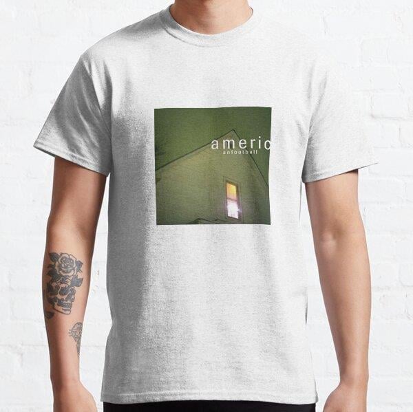 American Football-Never Meant Tasarım Baskılı Tişört (Bol kalıp t-shirt)