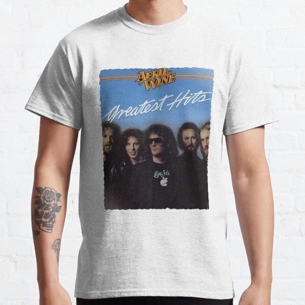April Wine Rock Band Tasarım Baskılı Tişört (Bol kalıp t-shirt)