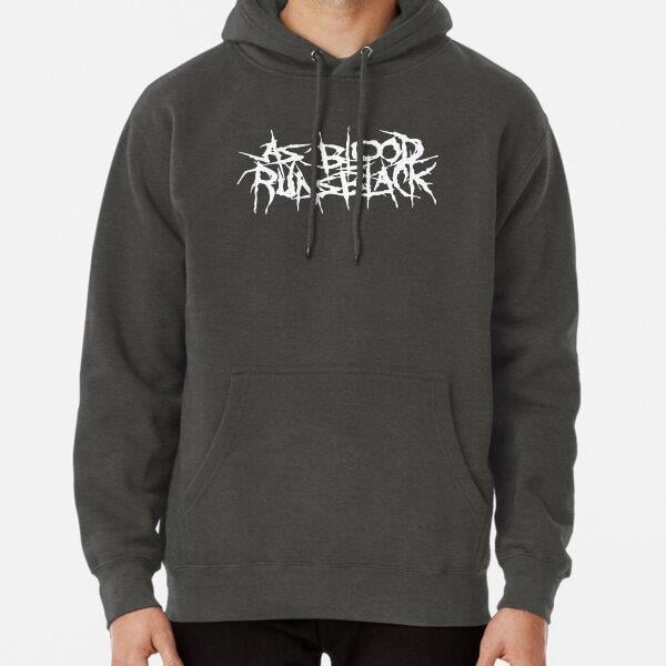 As blood runs black Tasarım Baskılı Kapşonlu Sweatshirt