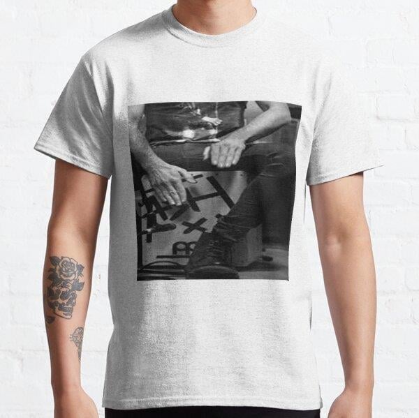 Ashton Irwin Tasarım Baskılı Tişört (Bol kalıp t-shirt)
