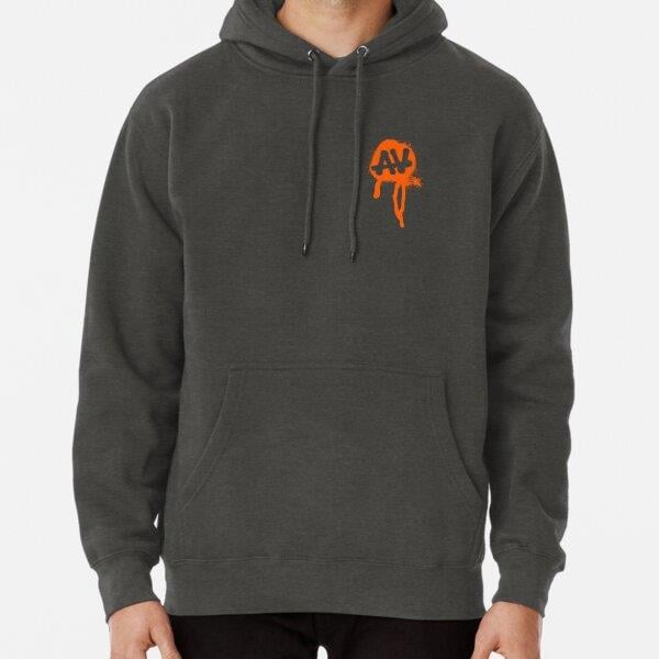 Astrovan Orange Spray Tasarım Baskılı Kapşonlu Sweatshirt