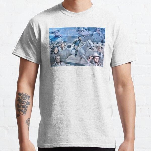 Audie Murphy - Ride Clear of Diablo Tasarım Baskılı Tişört (Bol kalıp t-shirt)