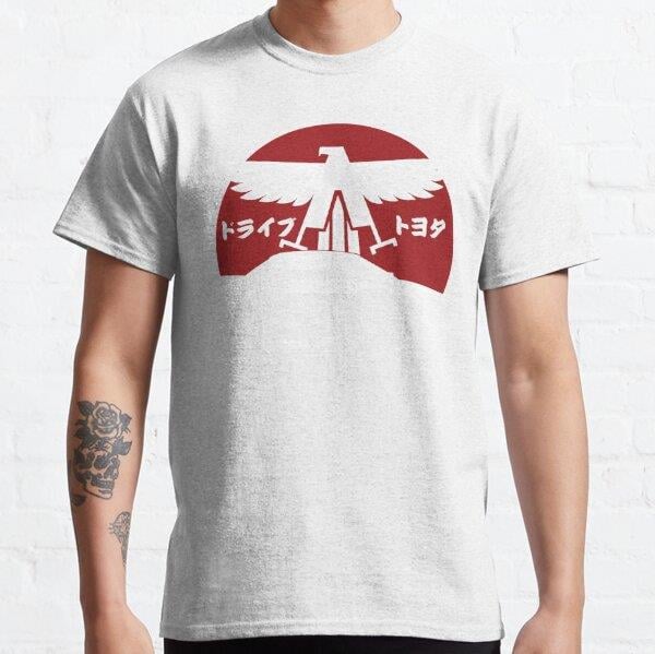AW11 Drive Toyota Tasarım Baskılı T-Shirt (bol kalıp tişört)