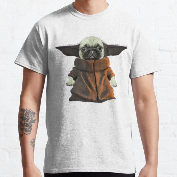 Baby Pugda Tasarım Baskılı Tişört (Rahat Kalıp T-shirt)