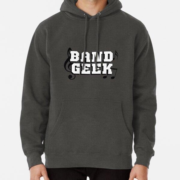 Band Geek Tasarım Baskılı Kapşonlu Sweatshirt