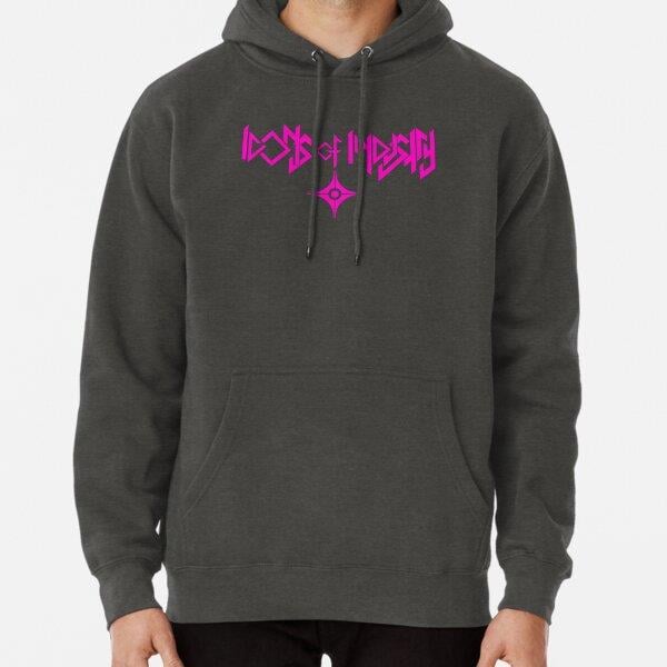 Band Logo (Pink) Tasarım Baskılı Kapşonlu Sweatshirt