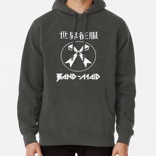 Band Maid Tasarım Baskılı Kapşonlu Sweatshirt