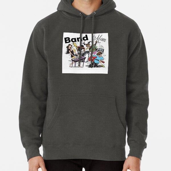 Band Mom Tasarım Baskılı Kapşonlu Sweatshirt