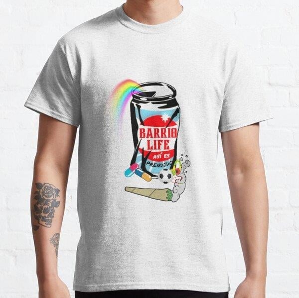 BARRIO LIFE Tasarım Baskılı Tişört (Bol kesim t-shirt)
