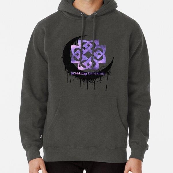 Bb Dripping Moon Tasarım Baskılı Kapşonlu Sweatshirt