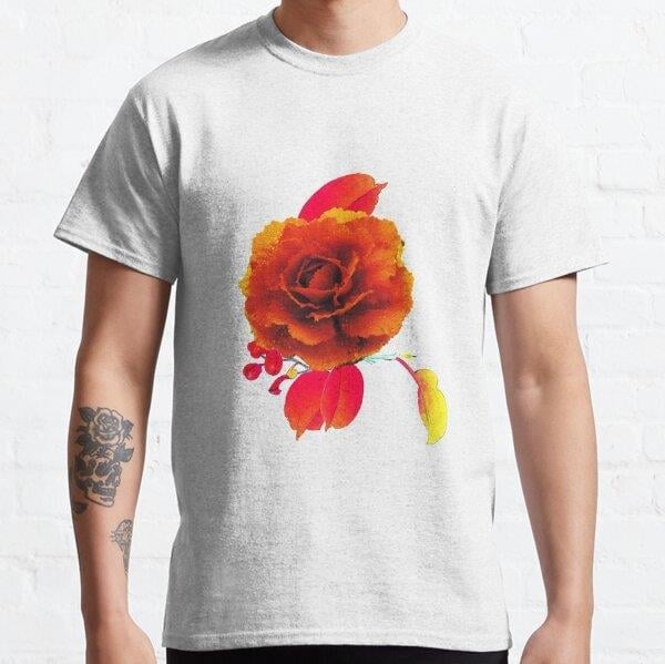 Beautiful Fall Colors Tasarım Baskılı Tişört (Rahat kalıp t-shirt)