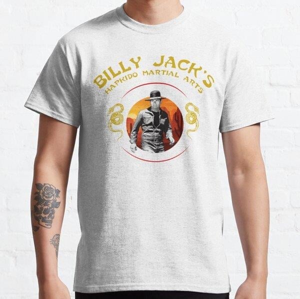 Billy Jacks Hapkido Martial Arts Tasarım Baskılı Tişört (Bol kalıp t-shirt)
