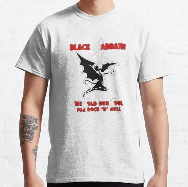 black sabbath band Tasarım Baskılı Tişört (Bol kalıp t-shirt)