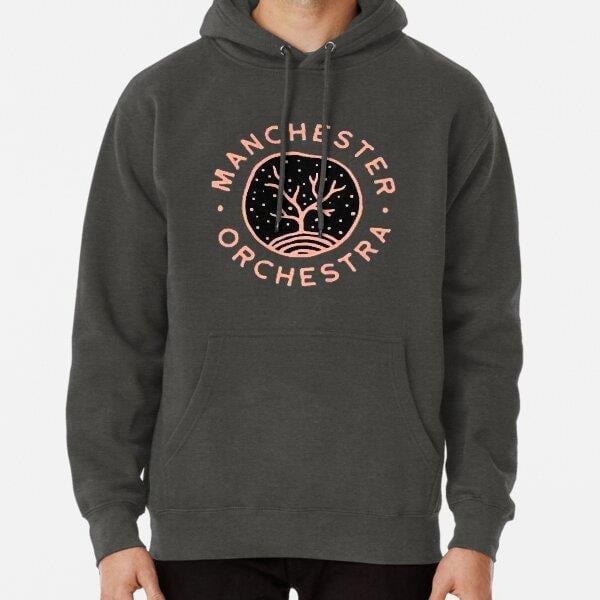 blackwhitereddesign group manchester orchestra band logo Classic Tasarım Baskılı Kapşonlu Sweatshirt