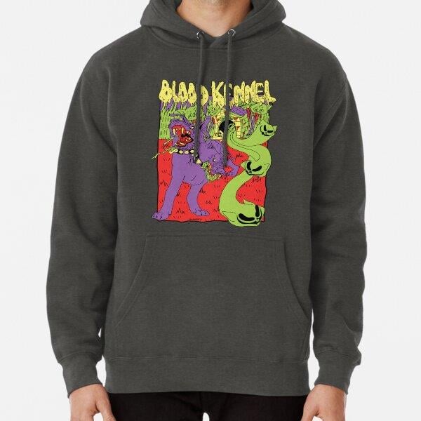 Blood Kennel Tasarım Baskılı Kapşonlu Sweatshirt