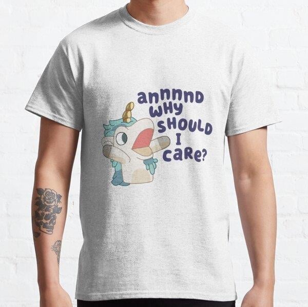 Blueys Unicorse Tasarım Baskılı Tişört (Rahat Kalıp T-shirt)