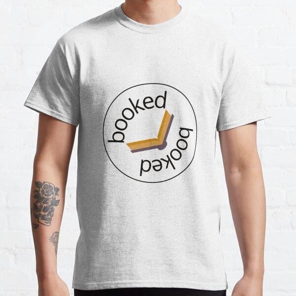booked Tasarım Baskılı Tişört (Bol kesim t-shirt)