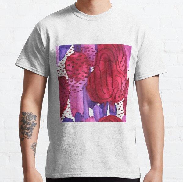 Brazzberry Watercolor Splash Tasarım Baskılı Tişört (bol kalıp t-shirt)