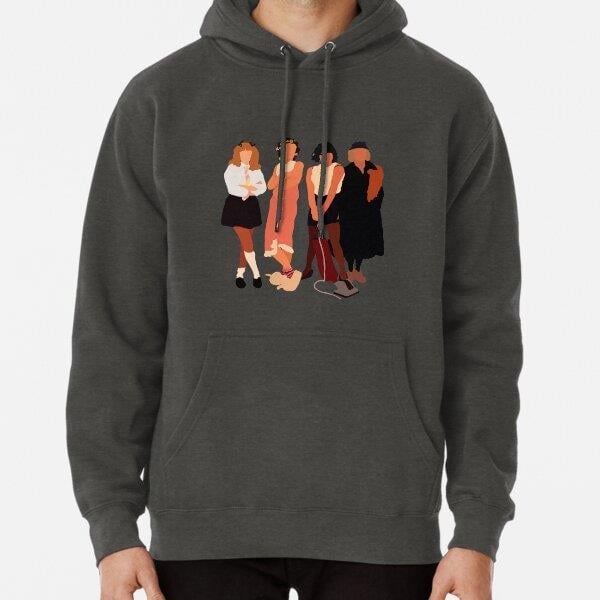 break free! Tasarım Baskılı Kapşonlu Sweatshirt