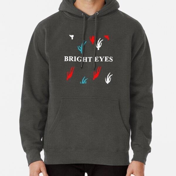 Bright Eyes BAND Tasarım Baskılı Kapşonlu Sweatshirt