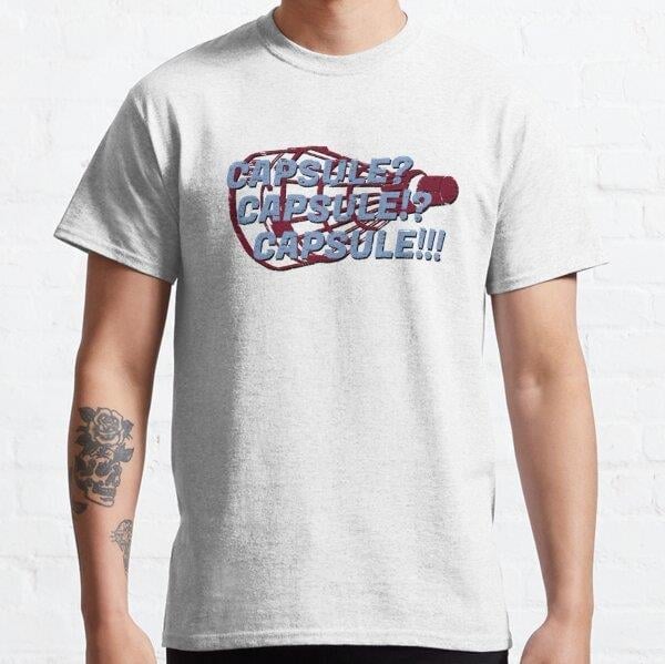 CAPSULE! Tasarım Baskılı Tişört (Bol kalıp t-shirt)