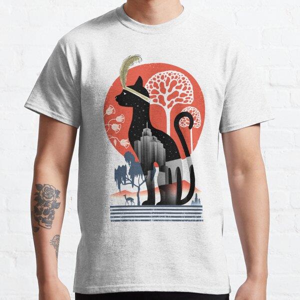 Cat Deco Tasarım Baskılı T-Shirt (bol kalıp tişört)