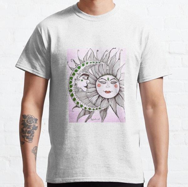 Celestial  Tasarım Baskılı Tişört (bol kalıp t-shirt)