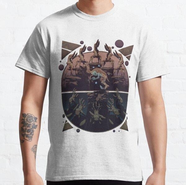 Chant Tasarım Baskılı Unisex Tişört (Bol kalıp t-shirt)