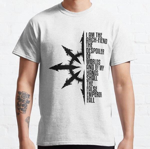 Chaotic Arch-fiend Tasarım Baskılı Unisex Tişört (Bol kalıp t-shirt)