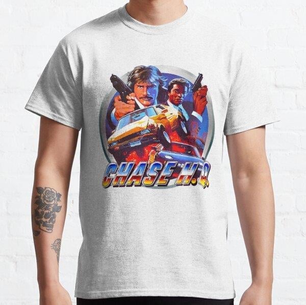 Chase HQ Tasarım Baskılı Unisex Tişört (Bol kalıp t-shirt)