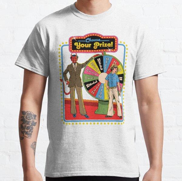 Choose Your Prize Tasarım Baskılı Unisex Tişört (Bol kalıp t-shirt)