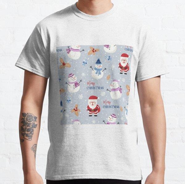 christmas patterns-Amazing Christmas Tasarım Baskılı Tişört (bol kalıp t-shirt)