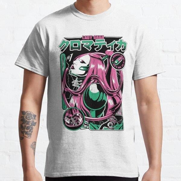 Chromatica Tasarım Baskılı Tişört (Bol kalıp t-shirt)