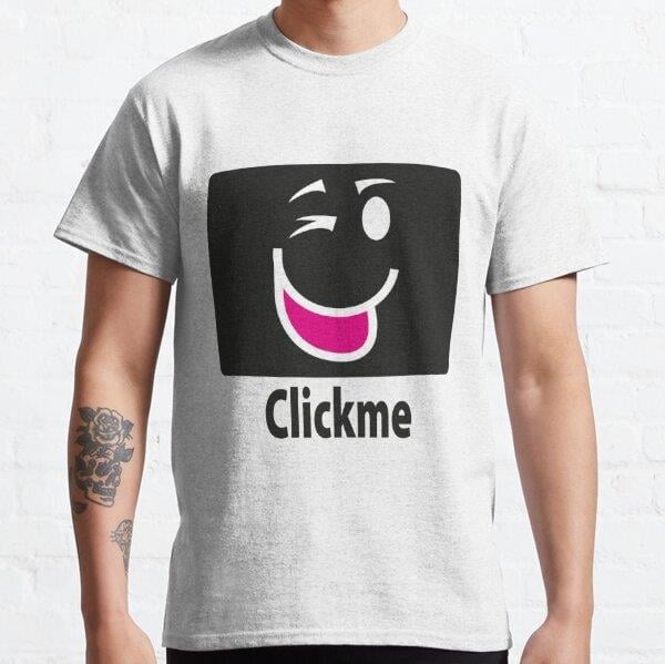 Click me Tasarım Baskılı Tişört (Bol kesim t-shirt)