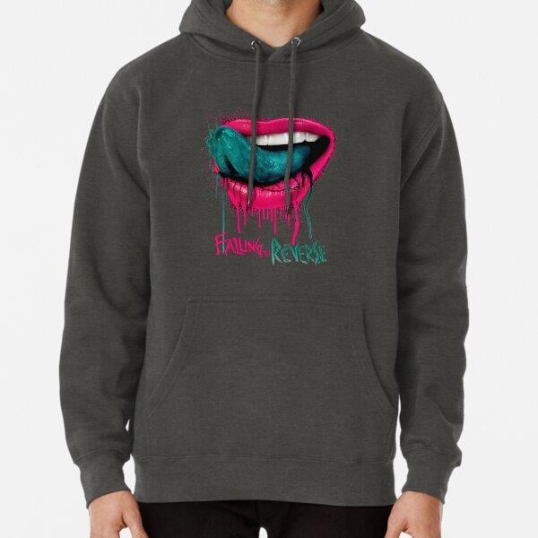 Colour Lips Tasarım Baskılı Kapşonlu Sweatshirt