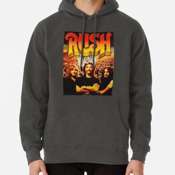 Concert RushBand Vintage Tour || 006 Tasarım Baskılı Kapşonlu Sweatshirt