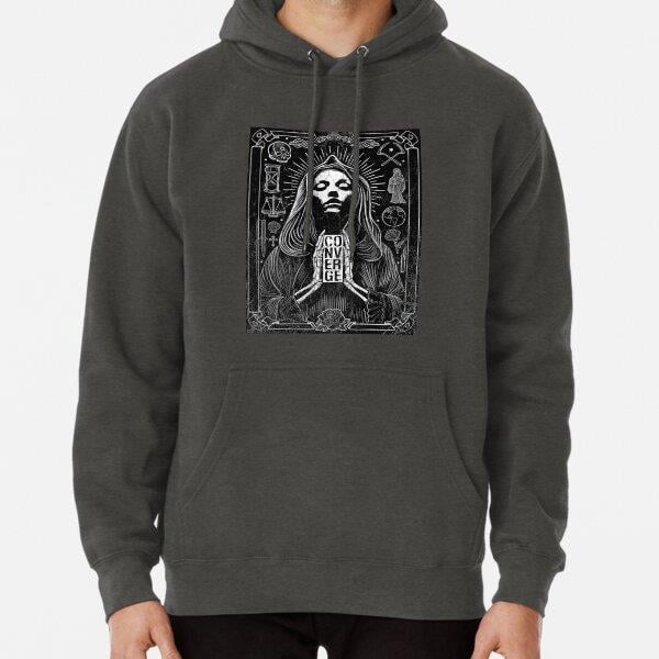 Converge Merch Tasarım Baskılı Kapşonlu Sweatshirt