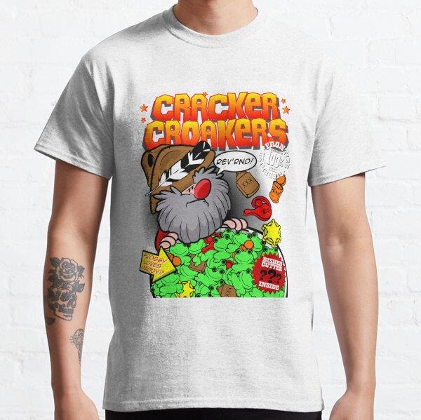 Cracker Croakers Tasarım Baskılı Tişört (Bol kalıp t-shirt)