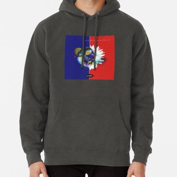 Crash Out Tasarım Baskılı Kapşonlu Sweatshirt