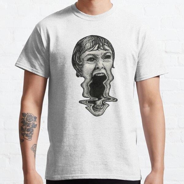Creepy face Horror  Tasarım Baskılı Tişört (Bol kalıp t-shirt)