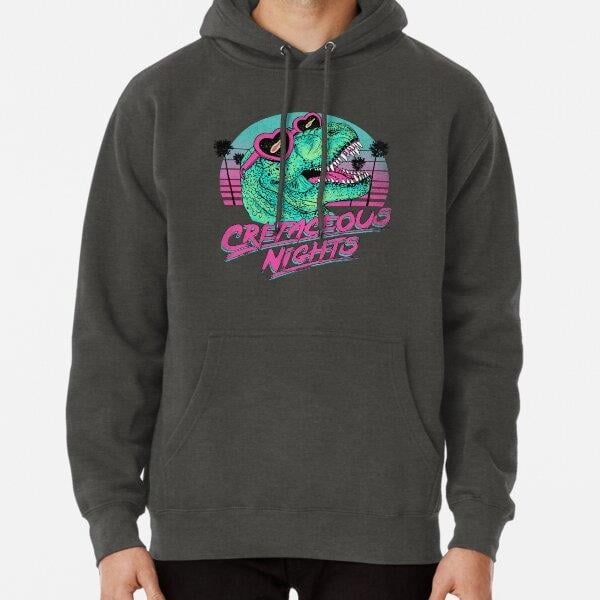 Cretaceous Nights Tasarım Baskılı Kapşonlu Sweatshirt