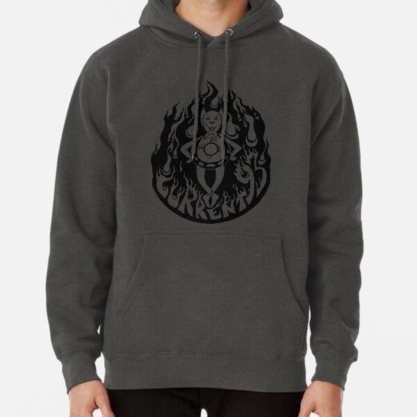 Current 93 Devil Tasarım Baskılı Kapşonlu Sweatshirt