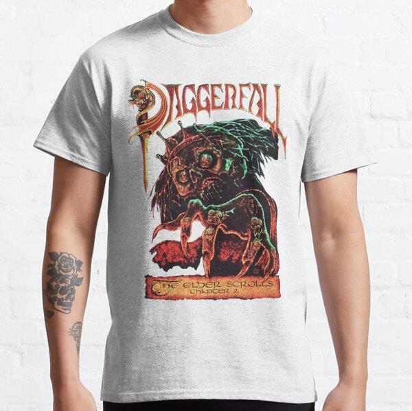 Daggerfall Tasarım Baskılı Unisex Tişört (Bol kalıp t-shirt)